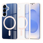 Husă transparentă Techsuit MagSafe Pro Galaxy S25 – Roz nude – imagine 11