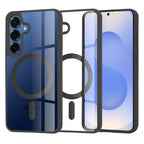 Husă transparentă Techsuit MagSafe Pro Galaxy S25 – Negru – imagine 5