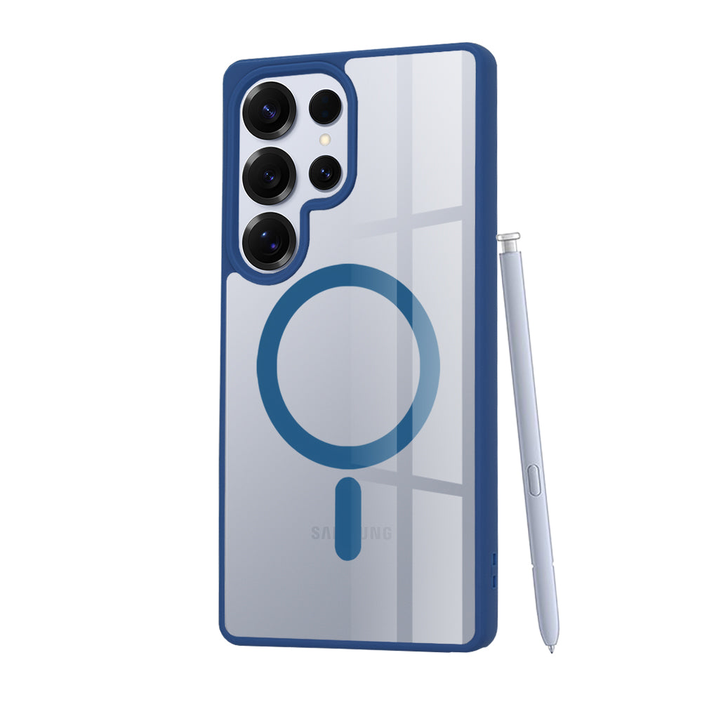 Husă transparentă Techsuit MagSafe Pro Galaxy S25 Ultra – Albastru – imagine 3