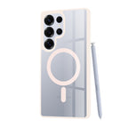 Husă transparentă Techsuit MagSafe Pro Galaxy S25 Ultra – Roz nude – imagine 14