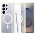 Husă transparentă Techsuit MagSafe Pro Galaxy S25 Ultra – Roz nude – imagine 12