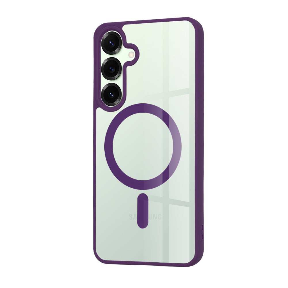 Husă transparentă Techsuit MagSafe Pro Galaxy S25 Plus – Mov – imagine 6