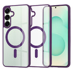 Husă transparentă Techsuit MagSafe Pro Galaxy S25 Plus – Mov – imagine 4