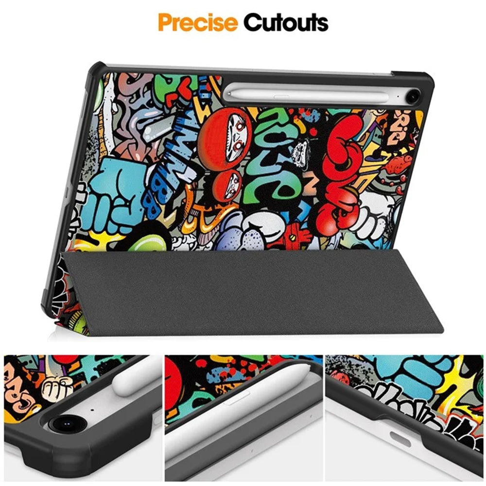 Husă Samsung Galaxy Tab S10 FE Plus Techsuit FoldPro, urban vibe – imagine 3