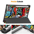 Husă Samsung Galaxy Tab S10 FE Plus Techsuit FoldPro, urban vibe – imagine 3