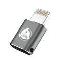 Adaptor Lightning la USB-C mamă, 20W, gri – Techsuit A11 – imagine 2