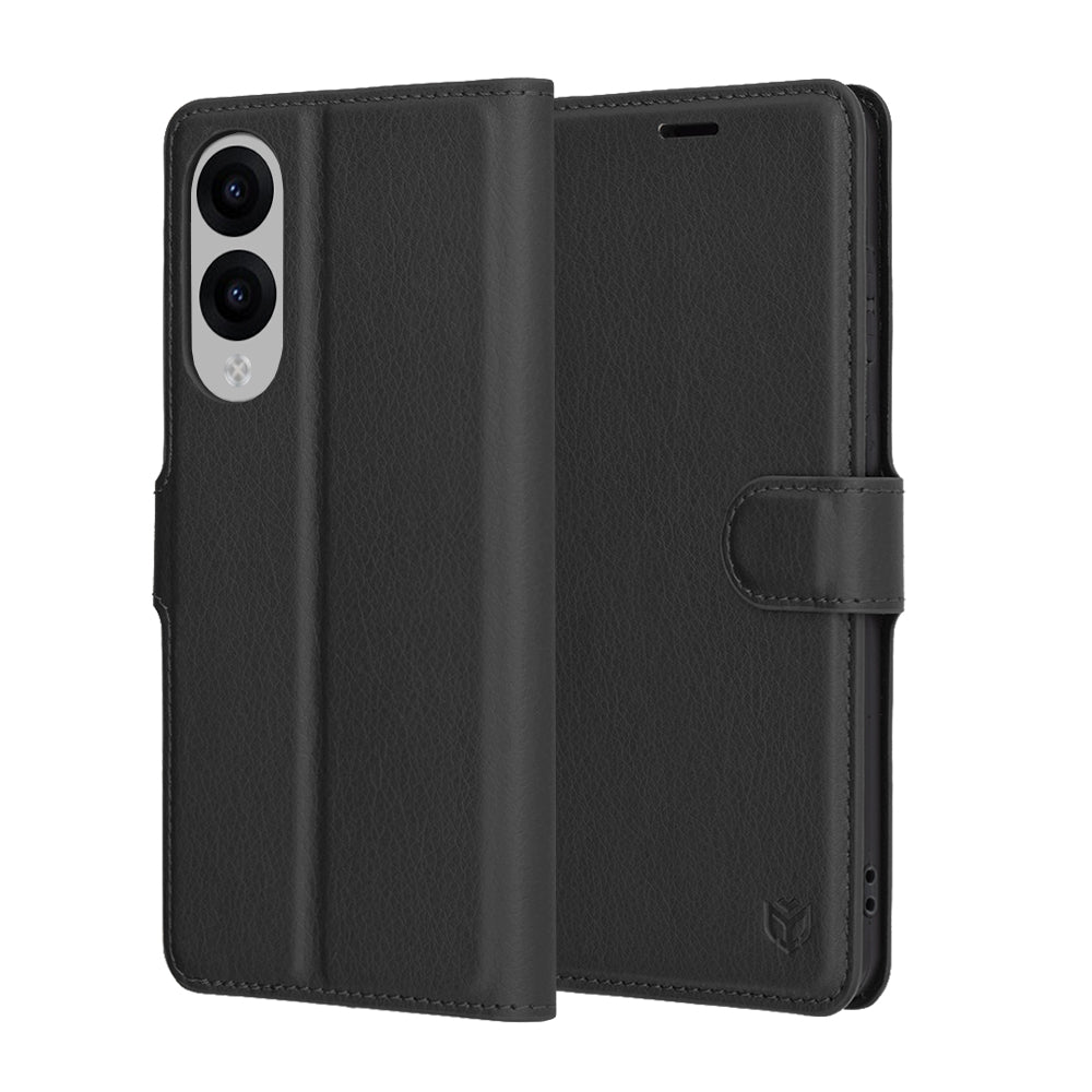 Husă portofel Techsuit Leather Folio Galaxy S25 Edge – Negru – imagine 7