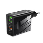 Încărcător Techsuit PentaXPower GaN 65W, 5 porturi – Negru – imagine 2