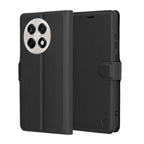 Husă OnePlus 13R tip portofel Techsuit Leather Folio, negru – imagine 1