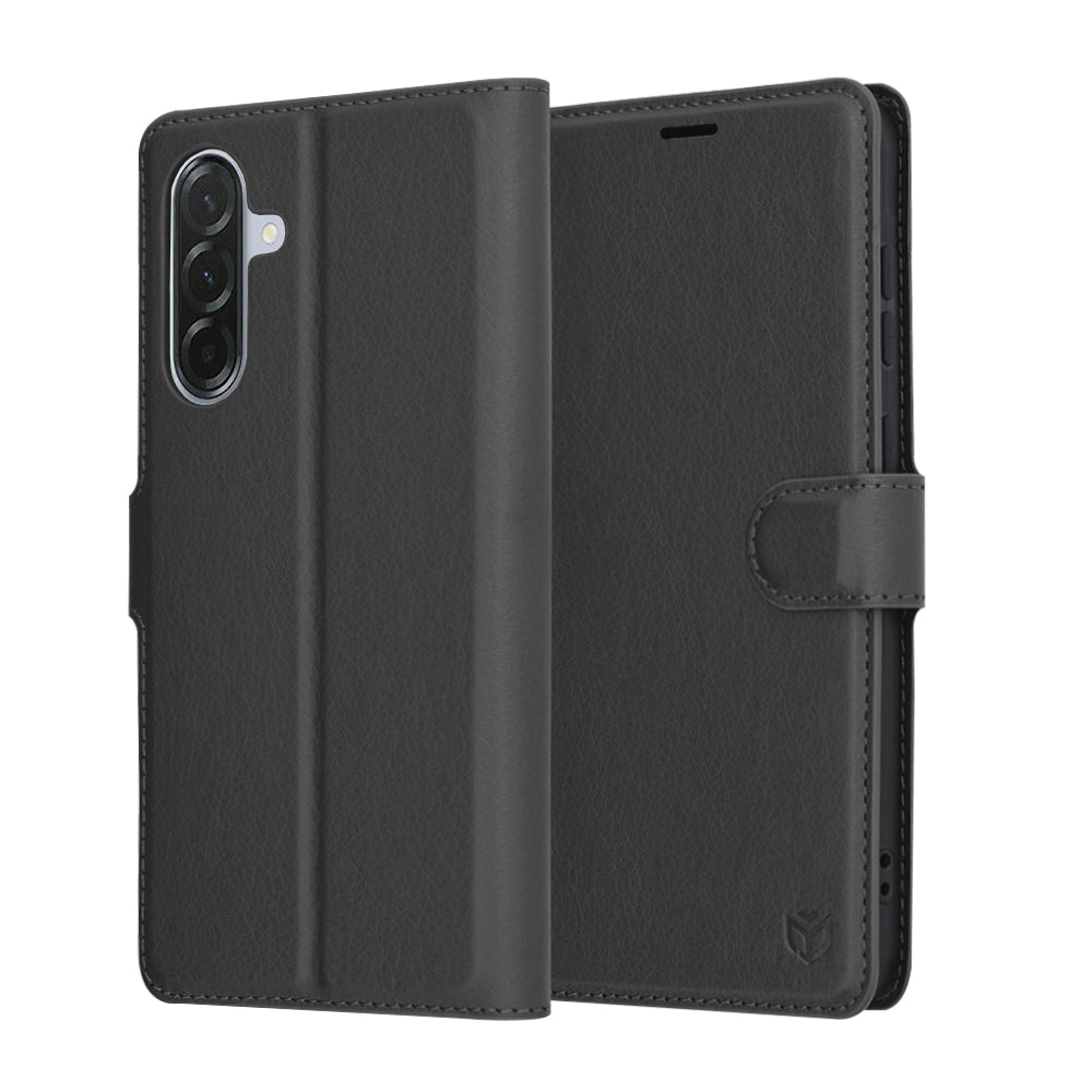 Husă portofel Techsuit Leather Folio Galaxy A56 5G – Negru – imagine 7