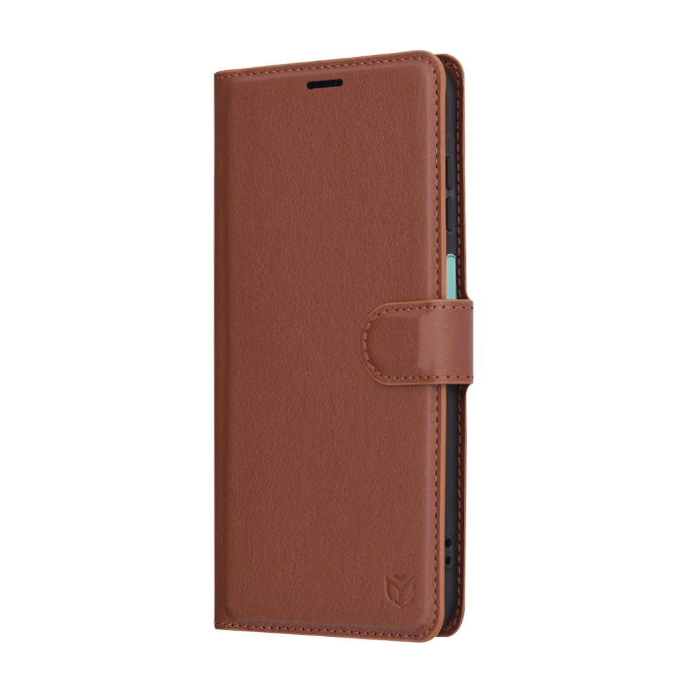 Husă portofel Techsuit Leather Folio Galaxy A26 5G – Maro – imagine 4
