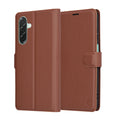Husă portofel Techsuit Leather Folio Galaxy A26 5G – Maro – imagine 1