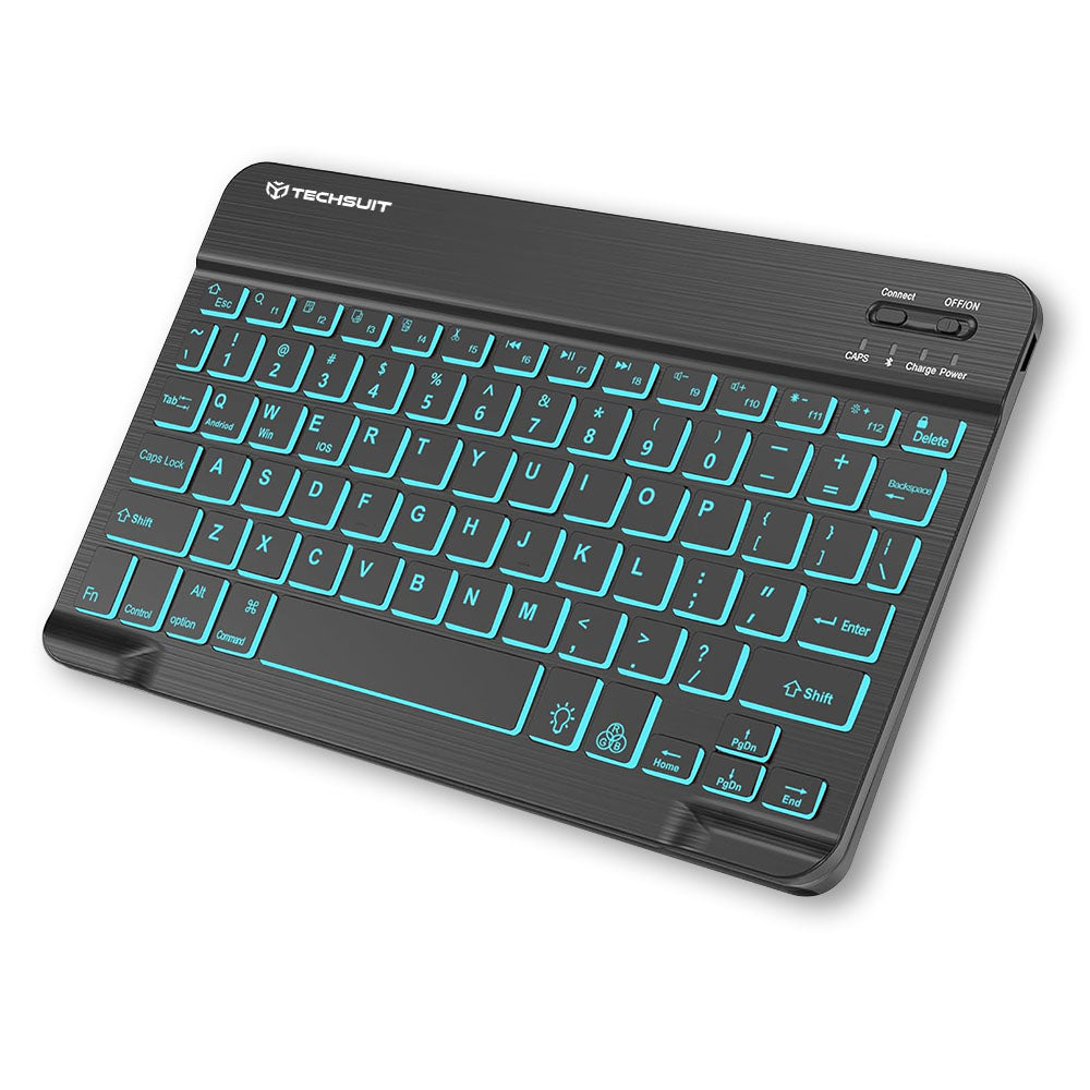 Tastatură wireless Bluetooth RGB, 78 taste, negru – Techsuit WK1 – imagine 1