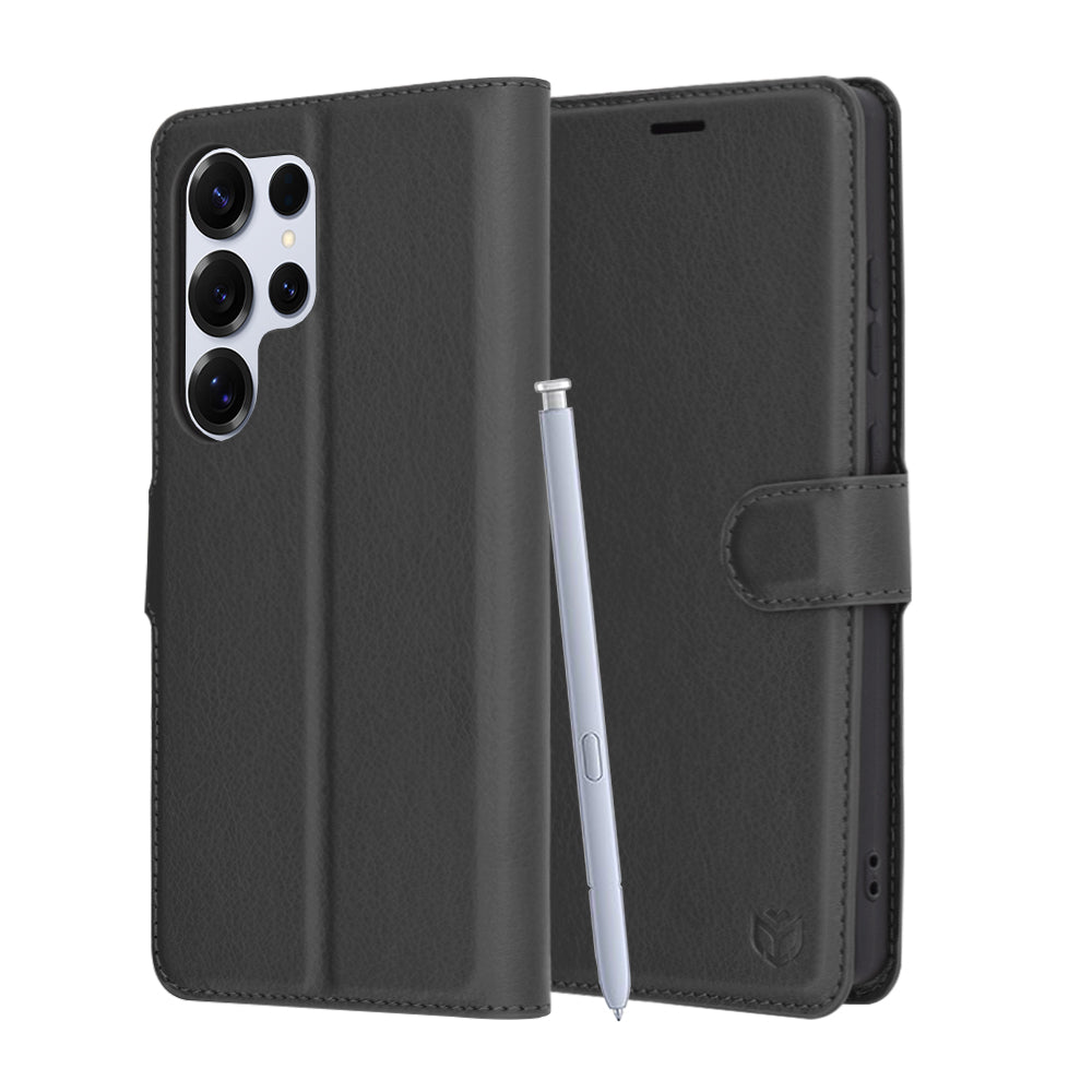 Husă portofel Techsuit Leather Folio Galaxy S25 Ultra – imagine 1