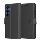 Husă portofel Techsuit Leather Folio Galaxy S25 – Negru – imagine 7