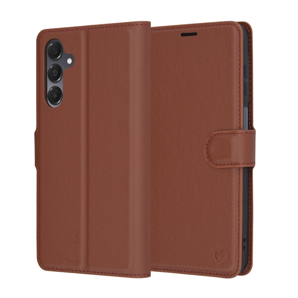Husă portofel Techsuit Leather Folio Galaxy A16 / A16 5G – Maro – imagine 7