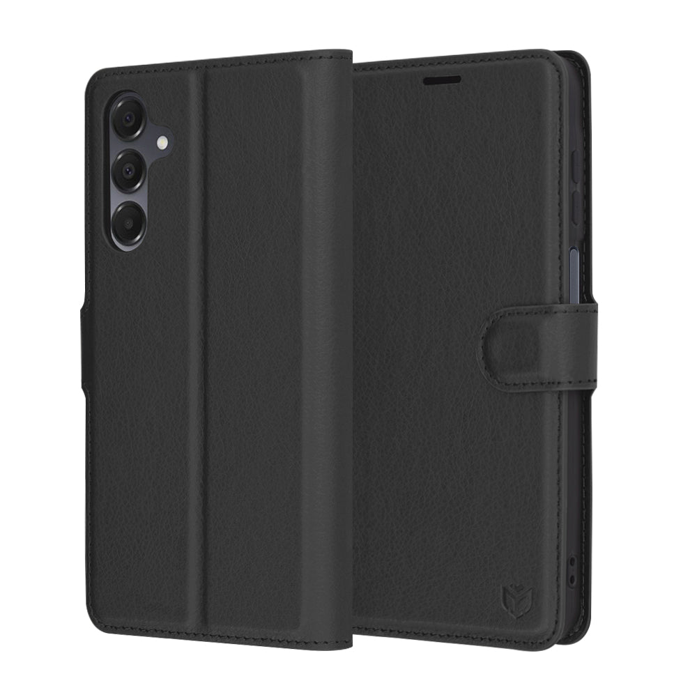 Husă portofel Techsuit Leather Folio Galaxy A16 / A16 5G – Negru – imagine 1
