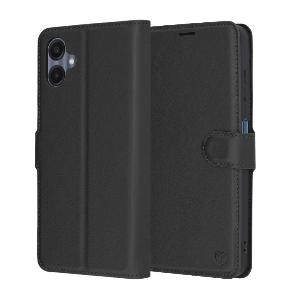 Husă portofel Techsuit Leather Folio Galaxy A06 – Negru – imagine 7