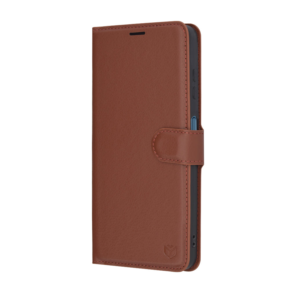 Husă portofel Techsuit Leather Folio Galaxy A06 – Maro – imagine 4