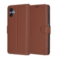 Husă portofel Techsuit Leather Folio Galaxy A06 – Maro – imagine 1
