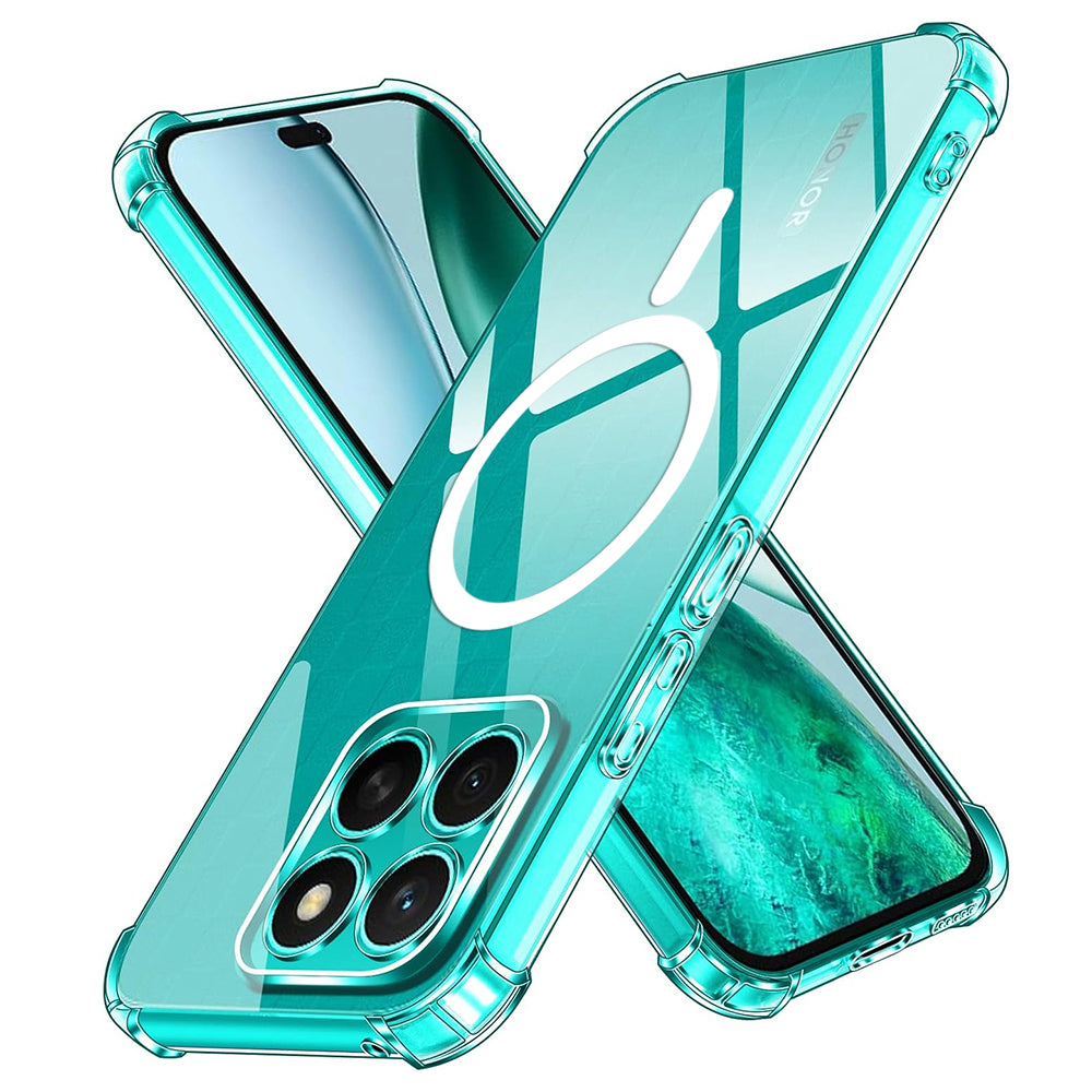 Husă Honor X8c Techsuit Shockproof Clear Silicone MagSafe – imagine 1
