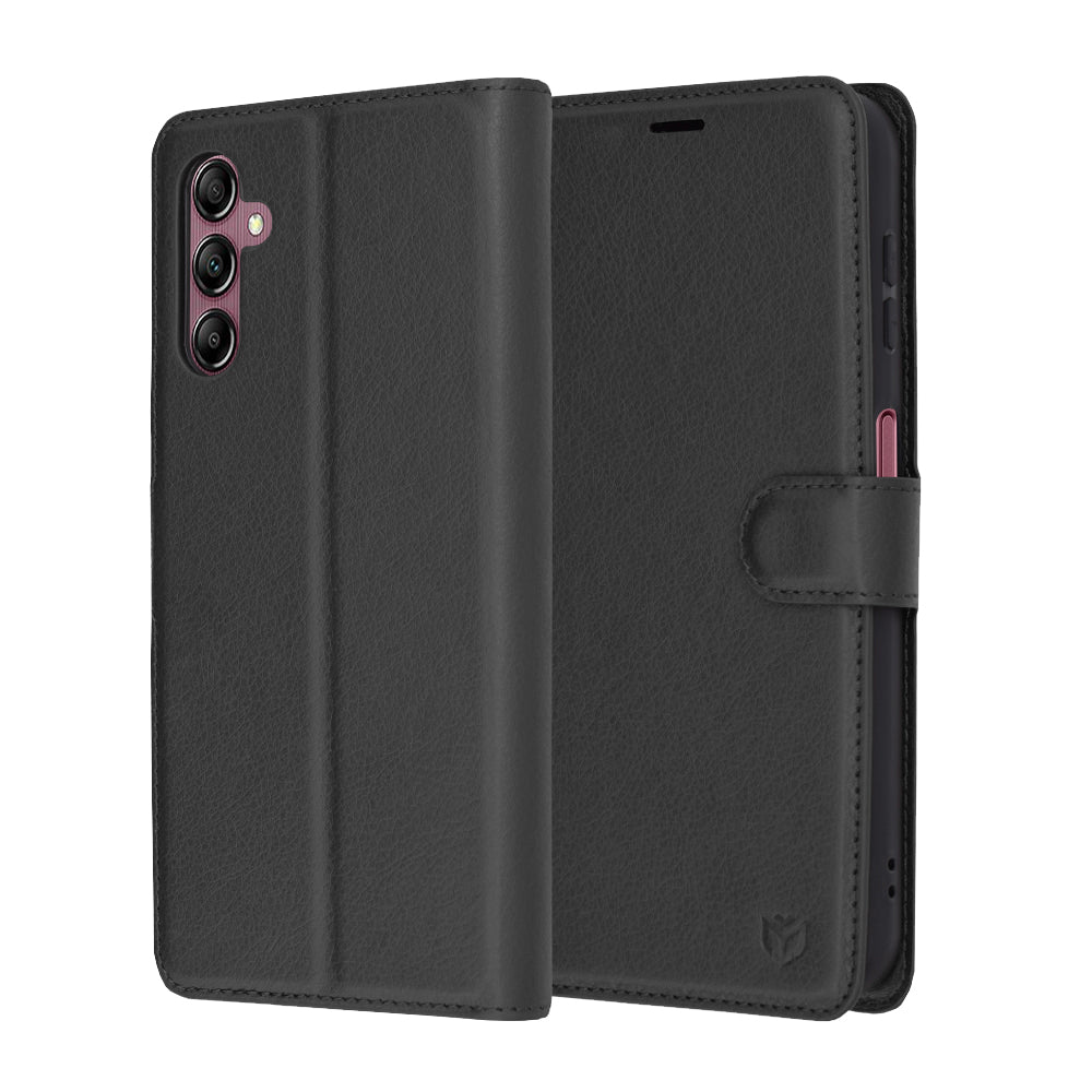 Husă portofel Techsuit Leather Folio Galaxy A14 / A14 5G – Negru – imagine 7