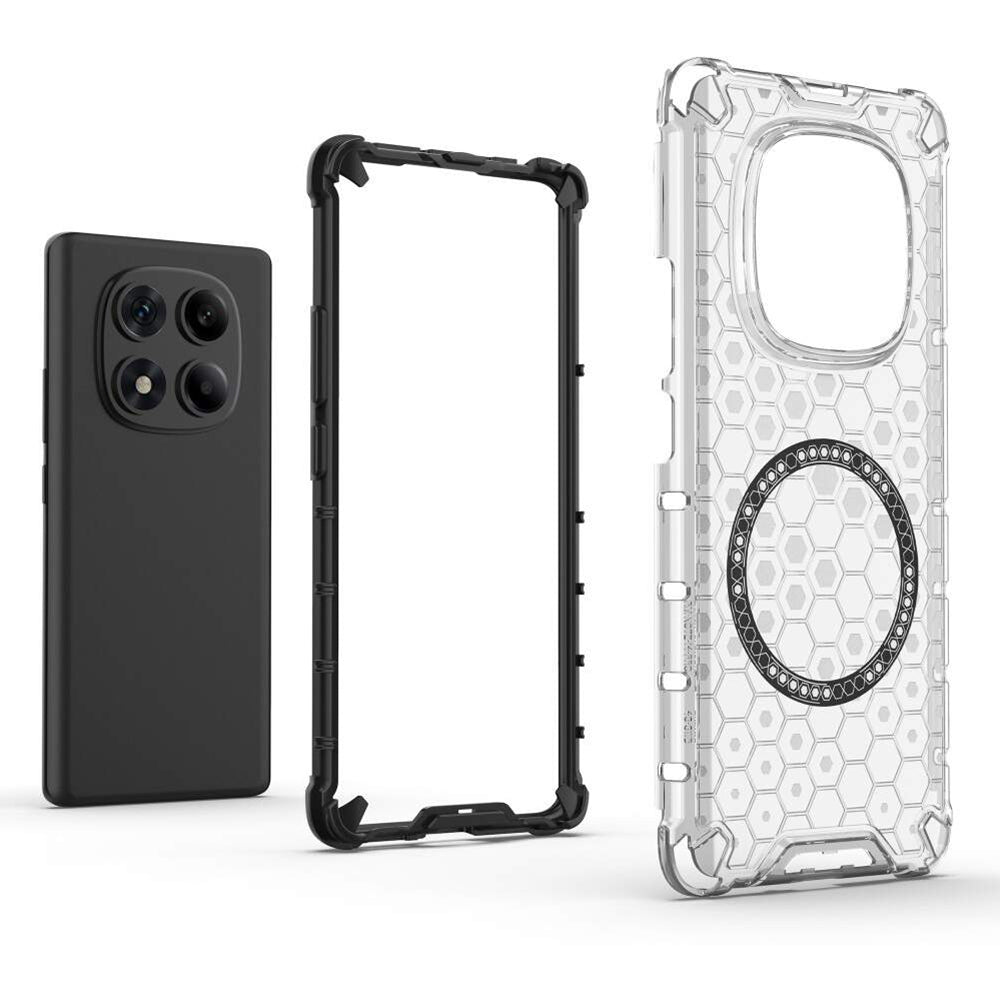 Husă Xiaomi Redmi Note 14 Pro+ 5G Techsuit HoneyComb Shield MagSafe – imagine 3