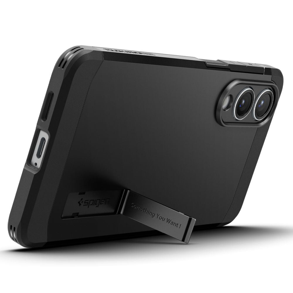 Husă Spigen Tough Armor MagSafe Galaxy S25 Edge – Negru – imagine 2