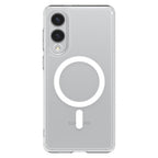Husă Spigen Ultra Hybrid MagSafe Galaxy S25 Edge – Transparent / Alb – imagine 2