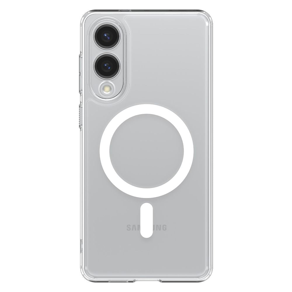 Husă Spigen Ultra Hybrid MagSafe Galaxy S25 Edge – Transparent / Alb – imagine 2