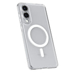 Husă Spigen Ultra Hybrid MagSafe Galaxy S25 Edge – Transparent / Alb – imagine 4