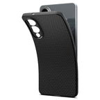 Husă Spigen Liquid Air Galaxy S25 Edge – Negru mat – imagine 5