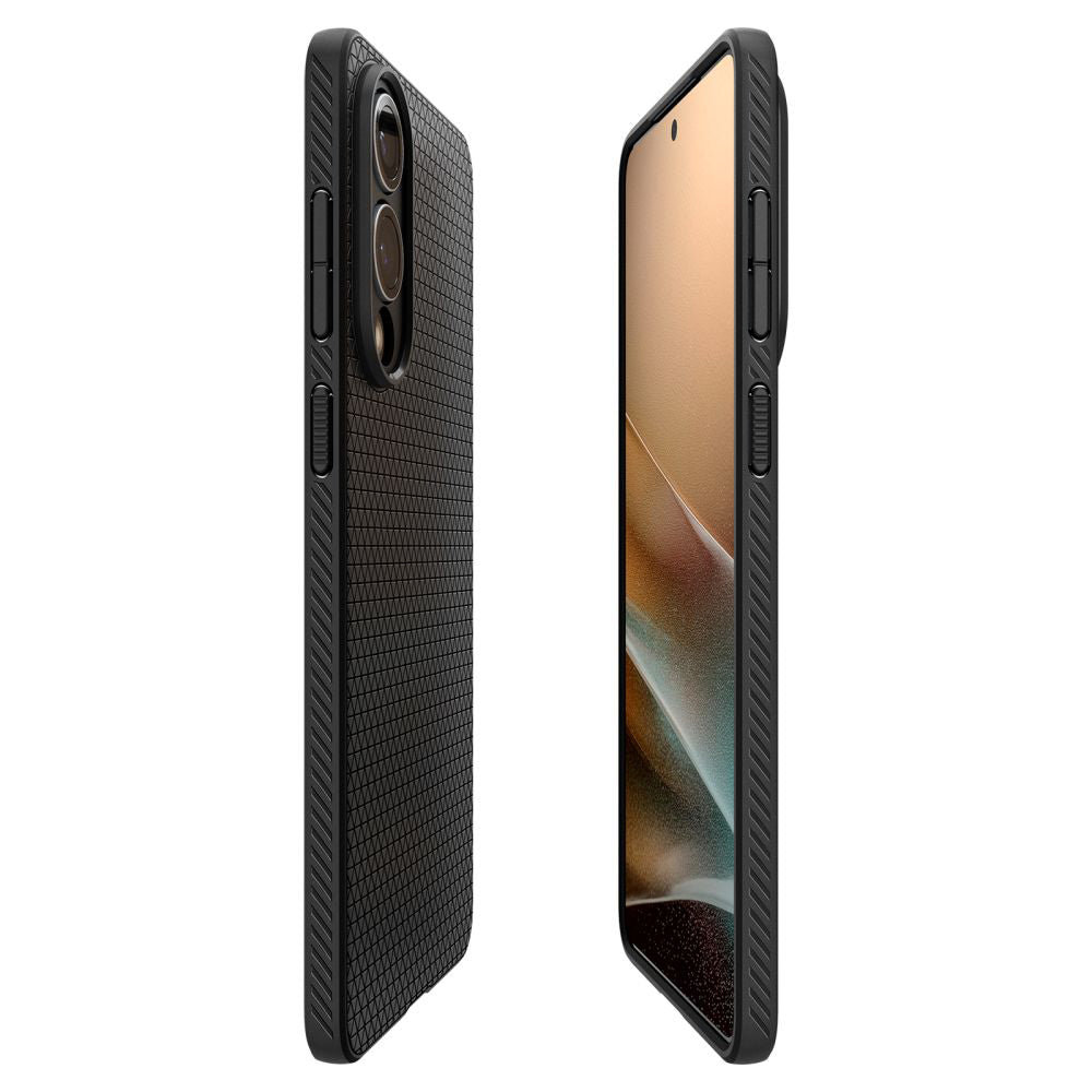 Husă Spigen Liquid Air Galaxy S25 Edge – Negru mat – imagine 6