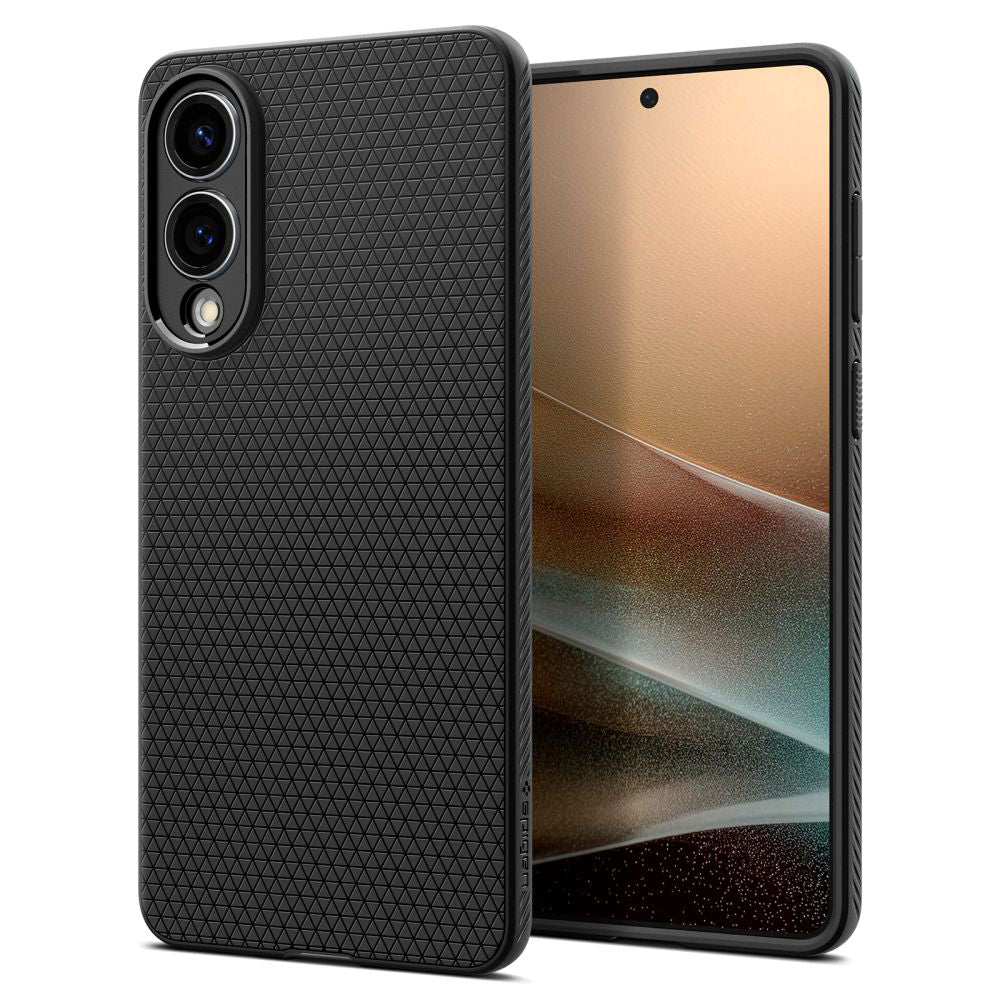 Husă Spigen Liquid Air Galaxy S25 Edge – Negru mat – imagine 1