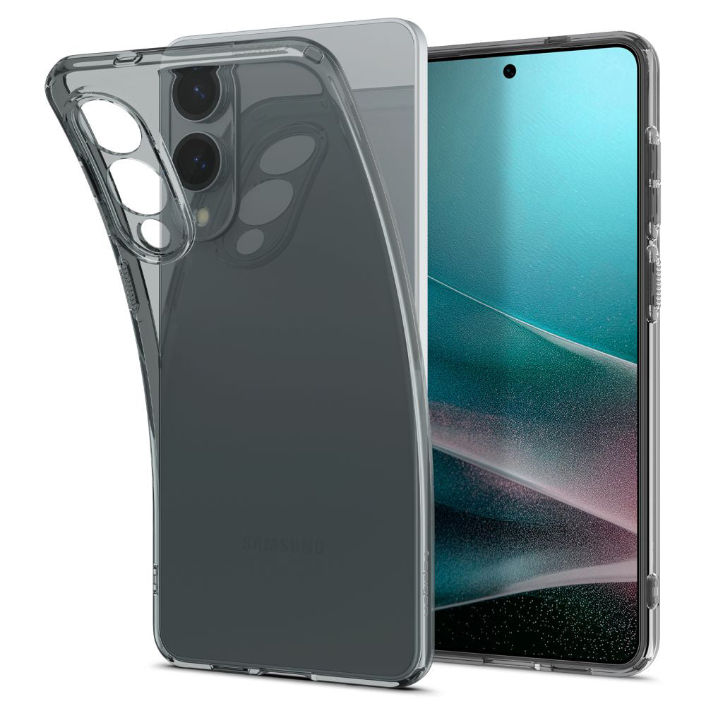 Husă Spigen Liquid Crystal Galaxy S25 Edge – Space Crystal (fumuriu) – imagine 7