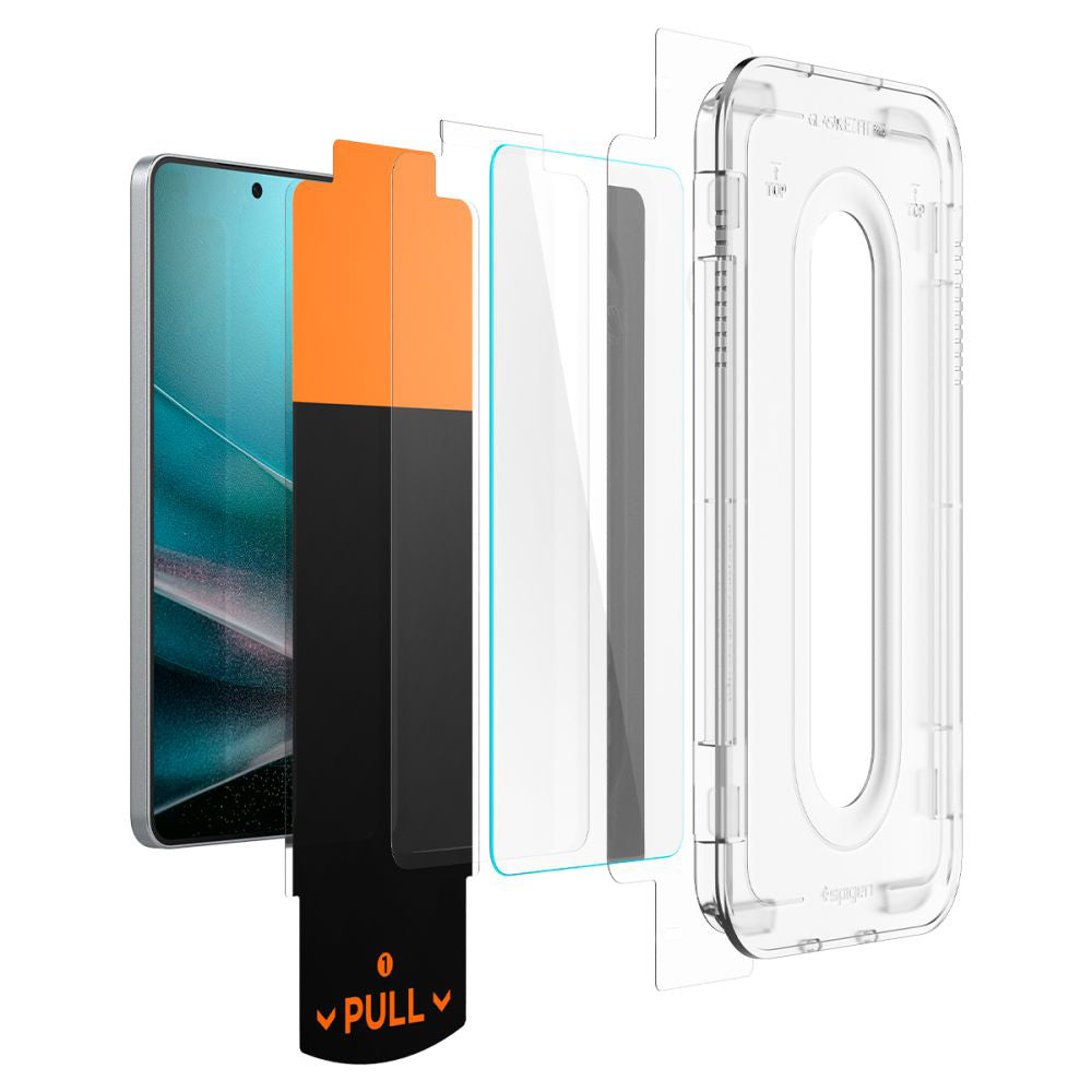 Folie de sticlă Spigen Glas.tR EZ Fit Pro pentru Samsung Galaxy S25 Edge – imagine 3