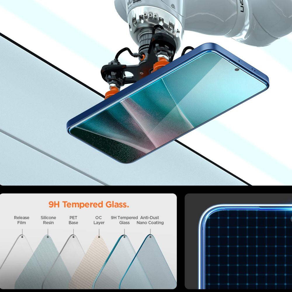 Folie de sticlă Spigen Glas.tR EZ Fit Pro pentru Samsung Galaxy S25 Edge – imagine 7