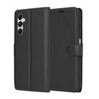 Husă portofel Techsuit Leather Folio Galaxy A05s – Negru – imagine 1