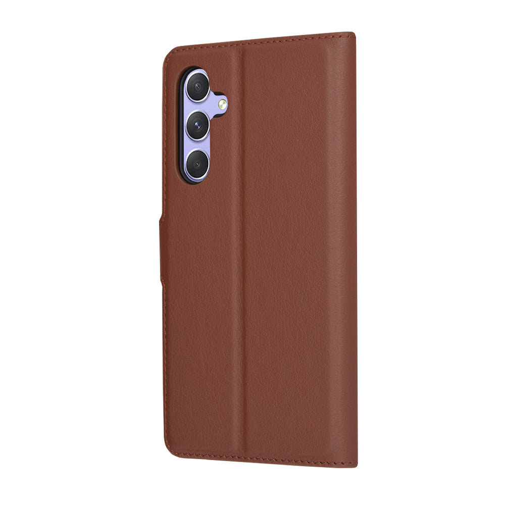 Husă portofel Techsuit Leather Folio Galaxy A54 5G – Maro – imagine 5