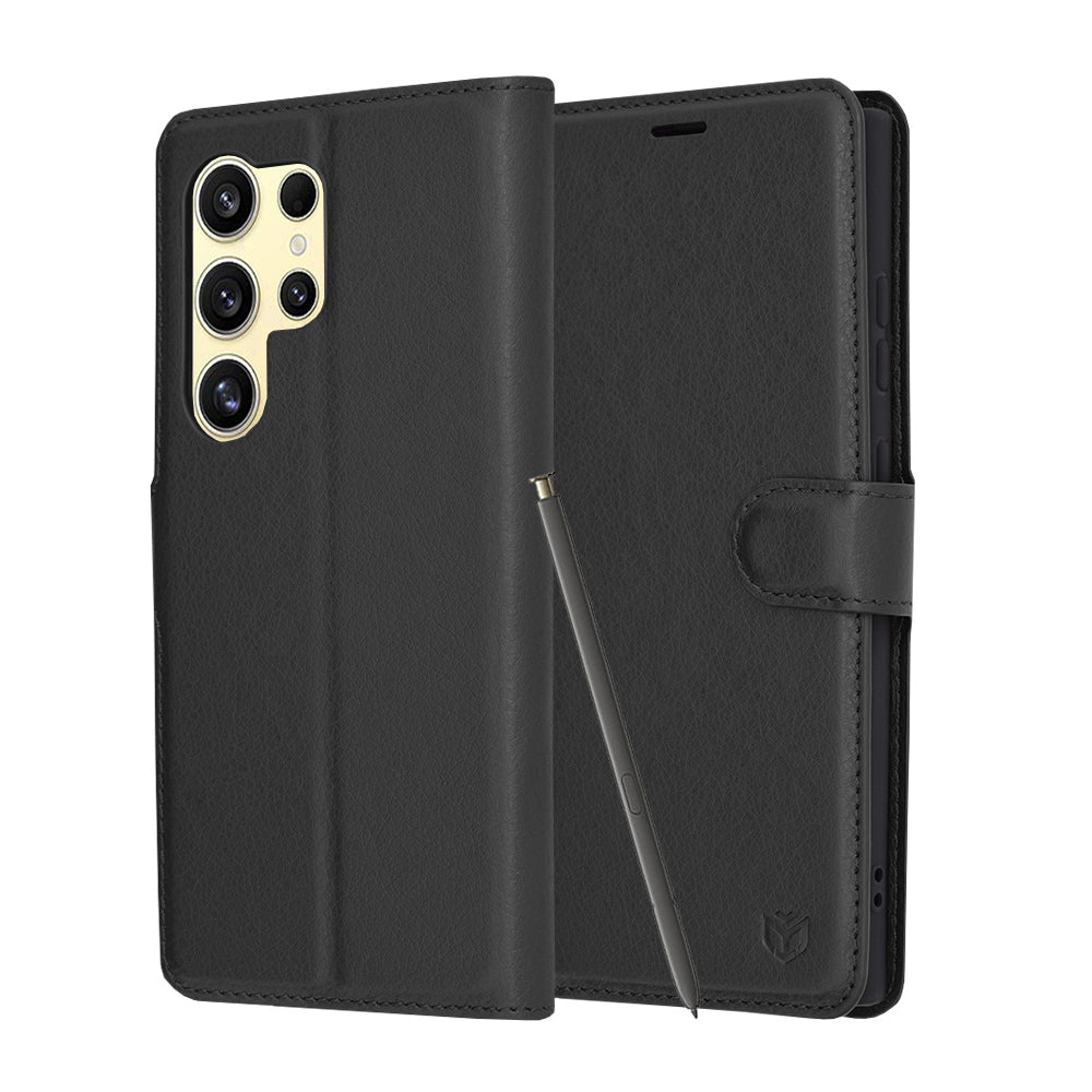 Husă portofel Techsuit Leather Folio Galaxy S24 Ultra – imagine 1