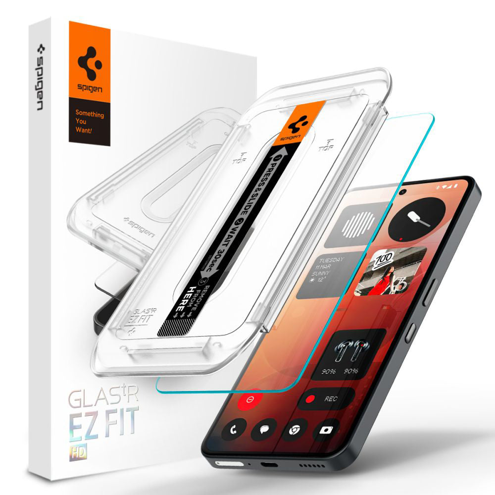 Folie de sticlă Spigen Glas.tR EZ Fit HD pentru Nothing Phone (3a) / (3a) Pro – imagine 1