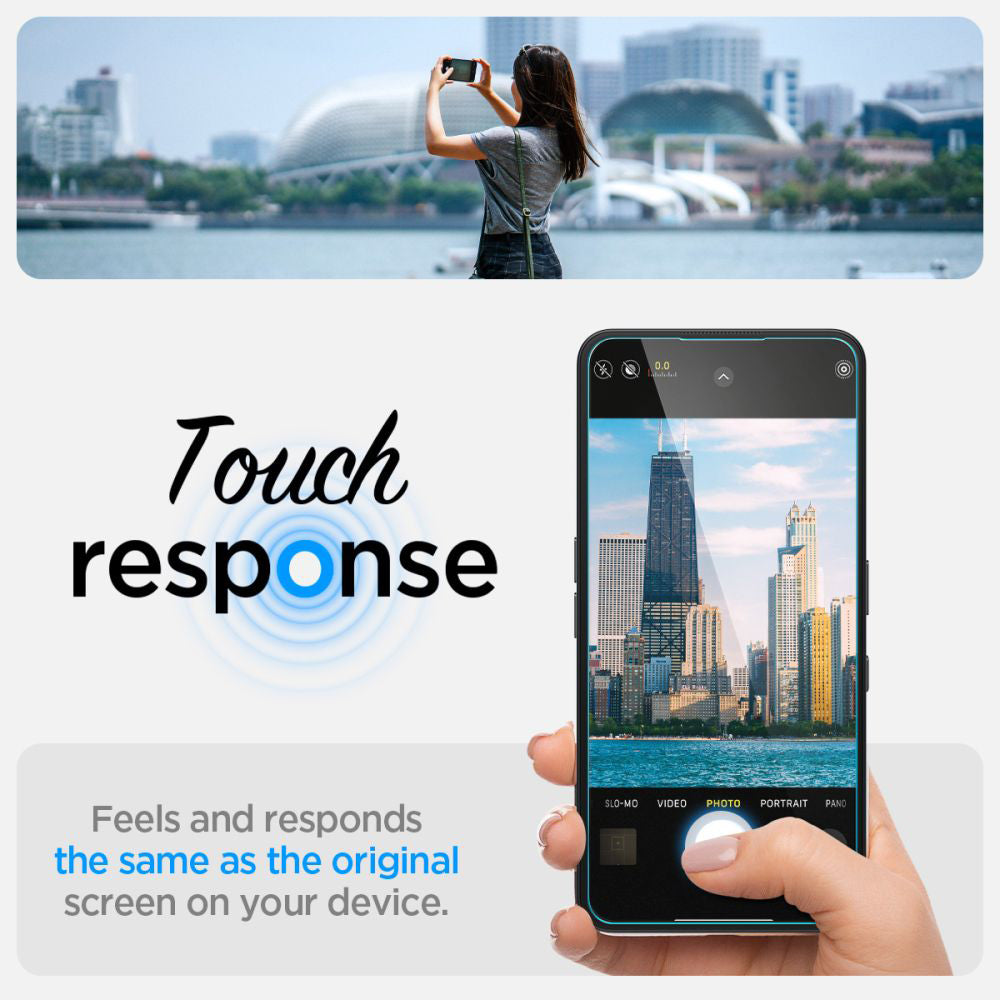 Folie de sticlă Spigen Glas.tR EZ Fit HD pentru Nothing Phone (3a) / (3a) Pro – imagine 2