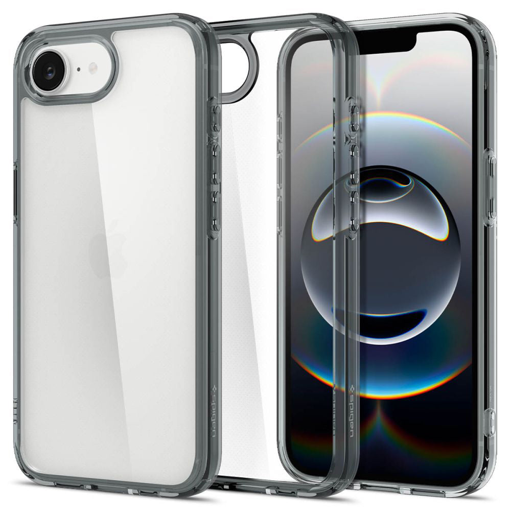Husă Spigen Ultra Hybrid iPhone 16e / 17e – Space Crystal (fumuriu) – imagine 7