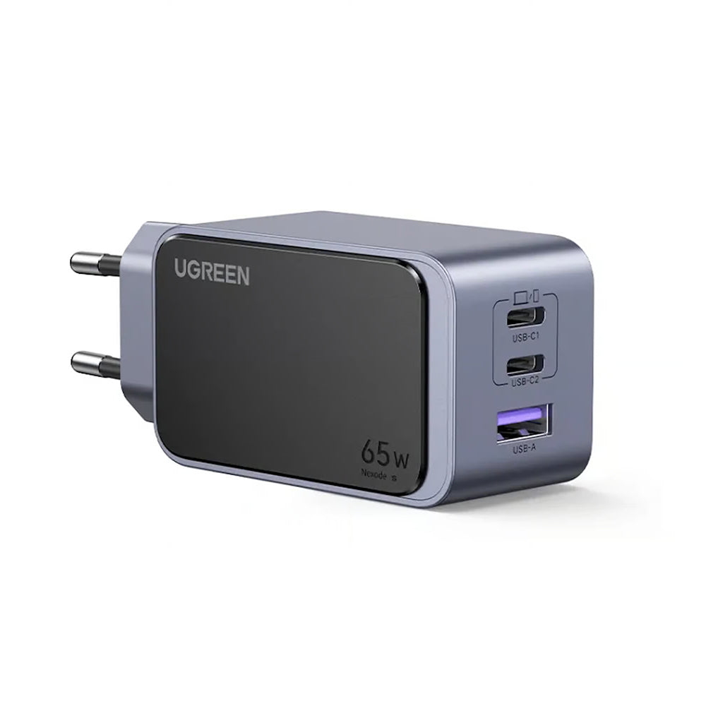 Încărcător Ugreen Nexode Air S X553 GaN 65W, 2x USB-C + USB-A – imagine 1