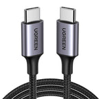 Cablu Ugreen US261 USB-C la USB-C 60W, 1 m – imagine 1