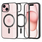 Husă transparentă Techsuit MagSafe Pro iPhone 15 – Negru – imagine 2