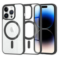 Husă transparentă Techsuit MagSafe Pro iPhone 14 Pro – Negru – imagine 1