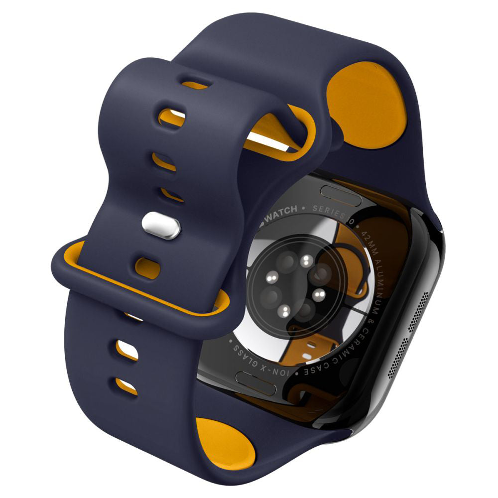 Curea din silicon Spigen Nano Pop Apple Watch 38 / 40 / 41 / 42 mm – Bleumarin (Blueberry Navy) – imagine 17