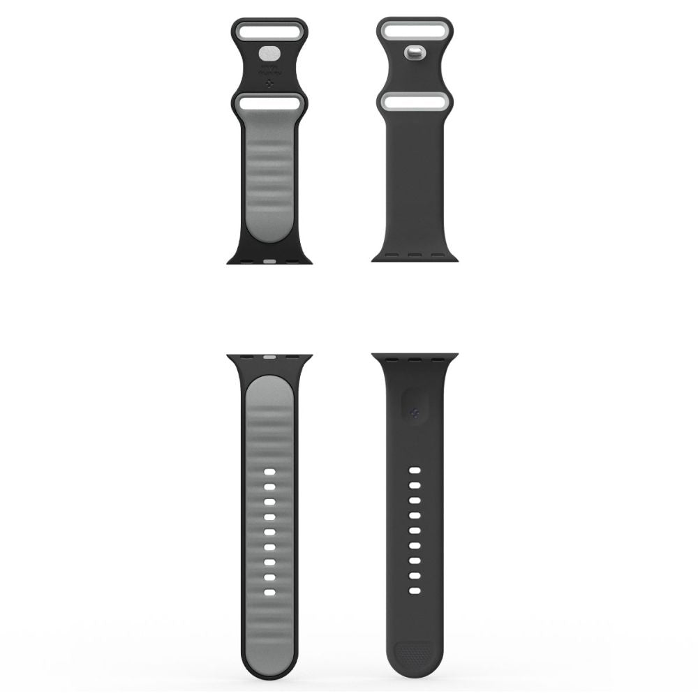 Curea din silicon Spigen Nano Pop Apple Watch 38 / 40 / 41 / 42 mm – Negru (Black Sesame) – imagine 14