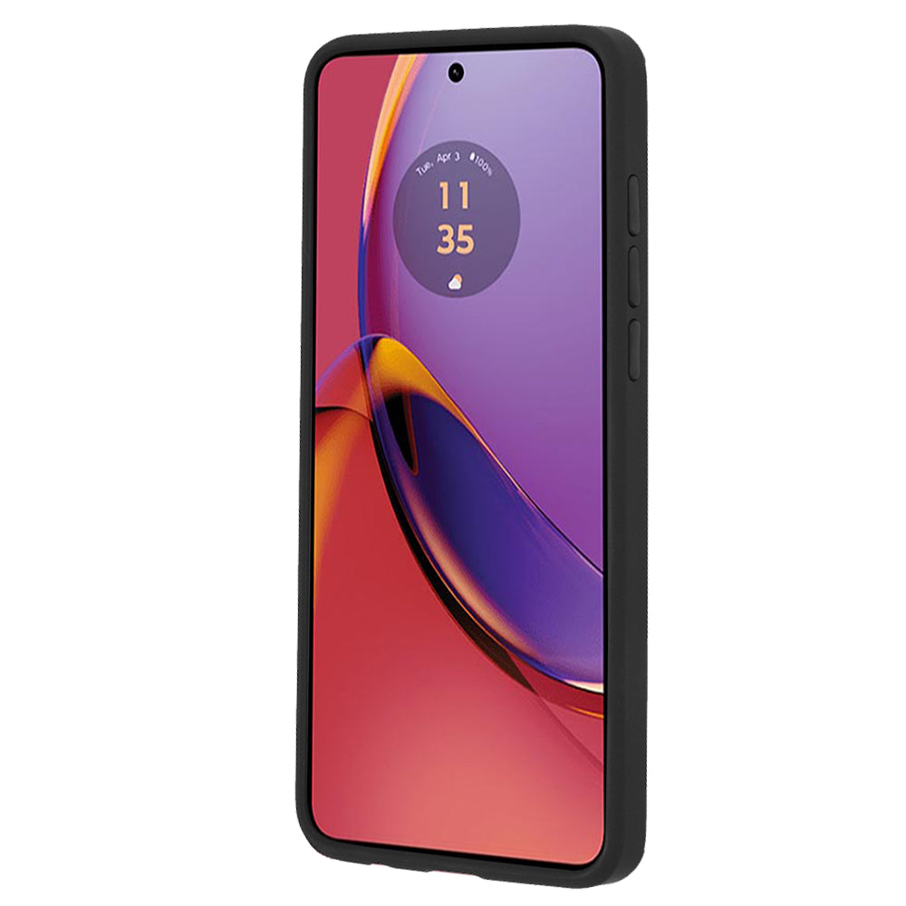 Husă Motorola Moto G84 Techsuit Glinth cu inel magnetic, negru – imagine 2